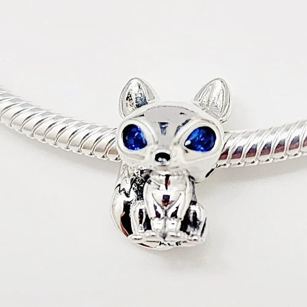 Pandora Blue-Eyed Fox Charm